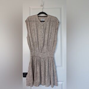 Rails Angelina Sand Cheetah Print Mini Dress Size XL
